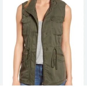 Caslon Olive Green Utility Vest